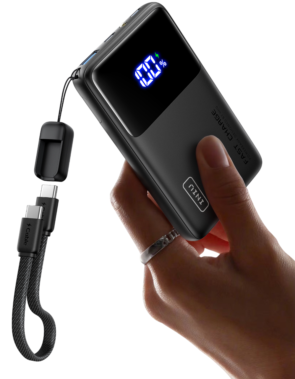 INIU Powerbank Carry P55-E2 Slim 45 W 10000 mAh