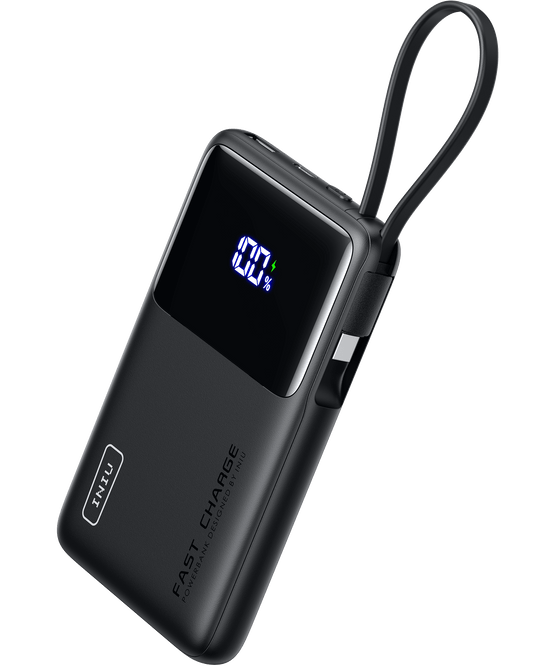 INIU P61L Power Bank 22.5W 10000mAh with Built-in Cable