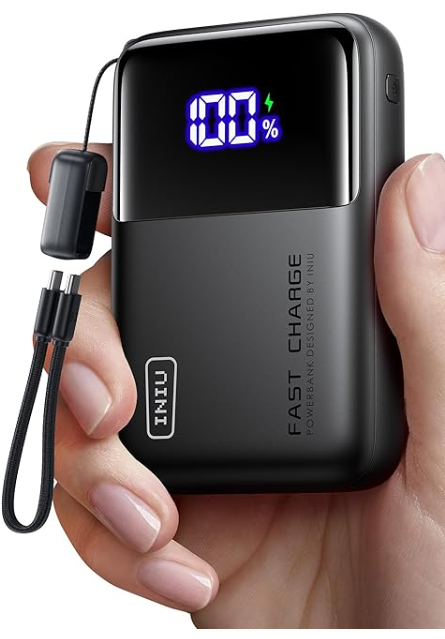 INIU P62-E1 20000mAh 65W Ultra Compact Power Bank
