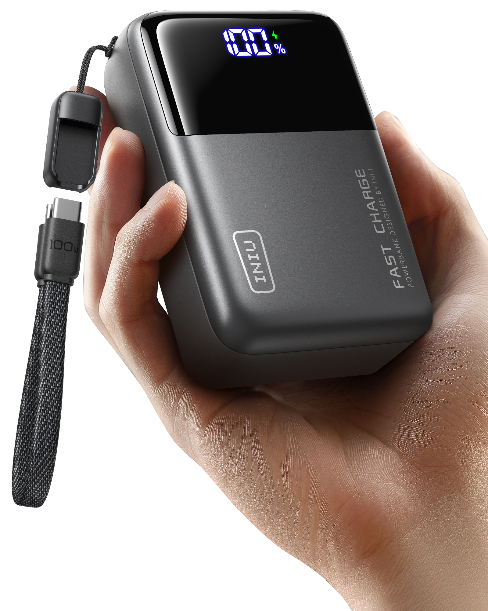 INIU Cougar P63-E1 Power Bank najmniejszy 100 W 25000 mAh