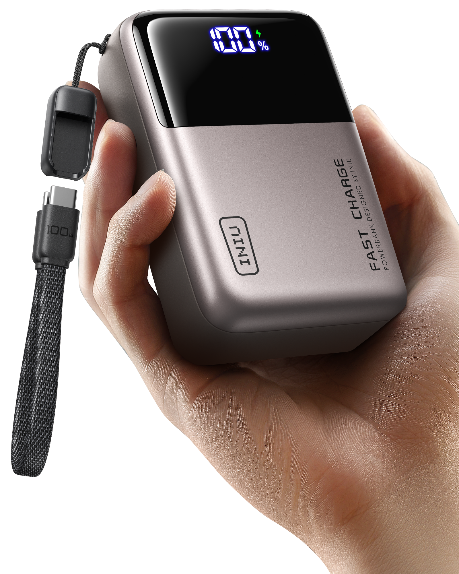 INIU Cougar P63-E1 Power Bank najmniejszy 100 W 25000 mAh