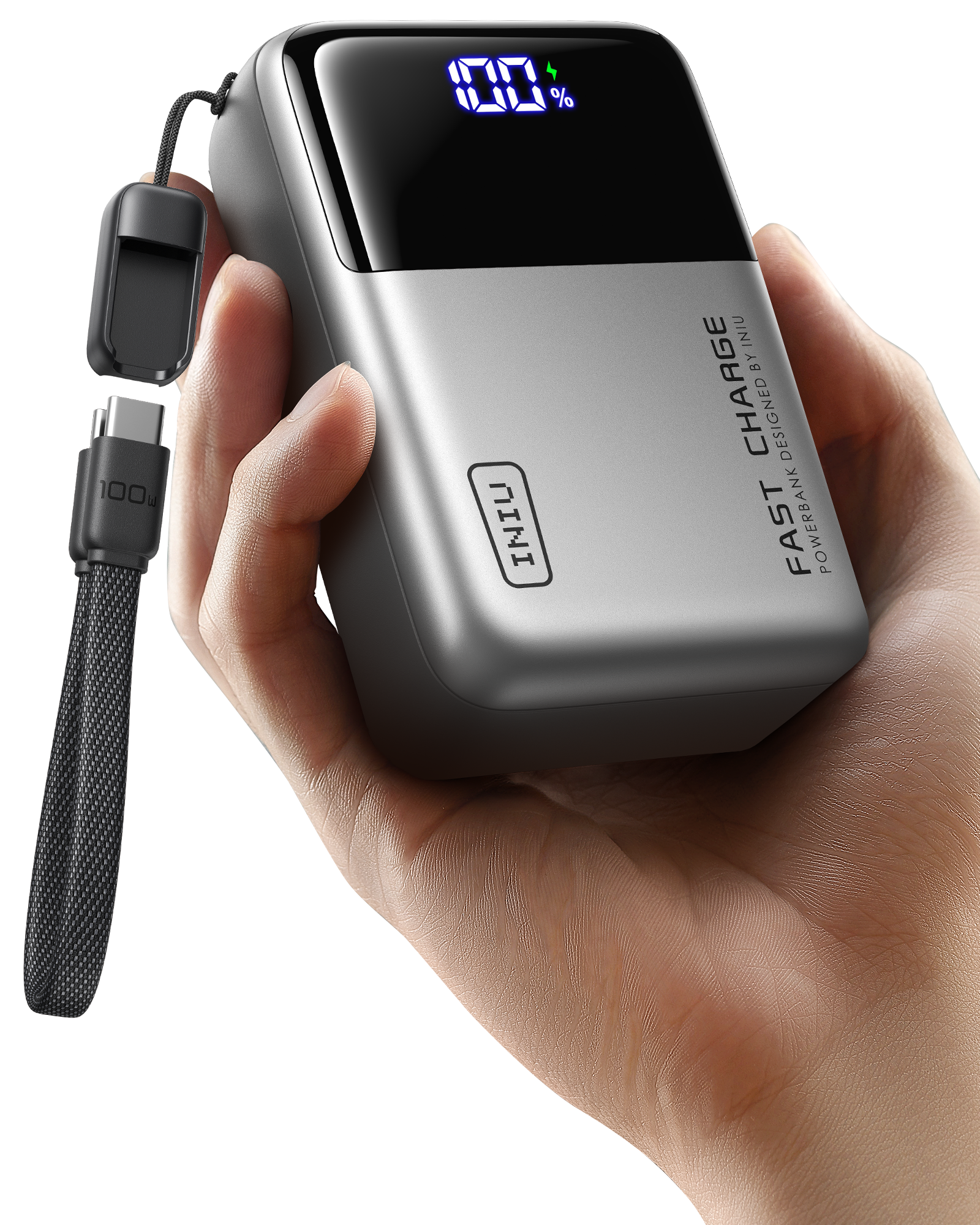 INIU Cougar P63-E1 Power Bank najmniejszy 100 W 25000 mAh