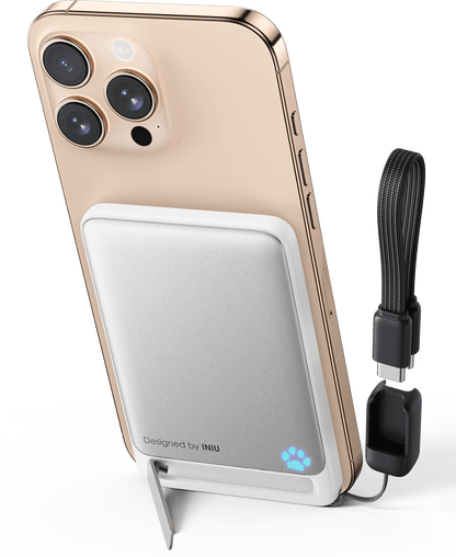 INIU Powerbank SnapGo P71-E1 Magsafe Qi2 15 W, najcieńszy, 5000 mAh