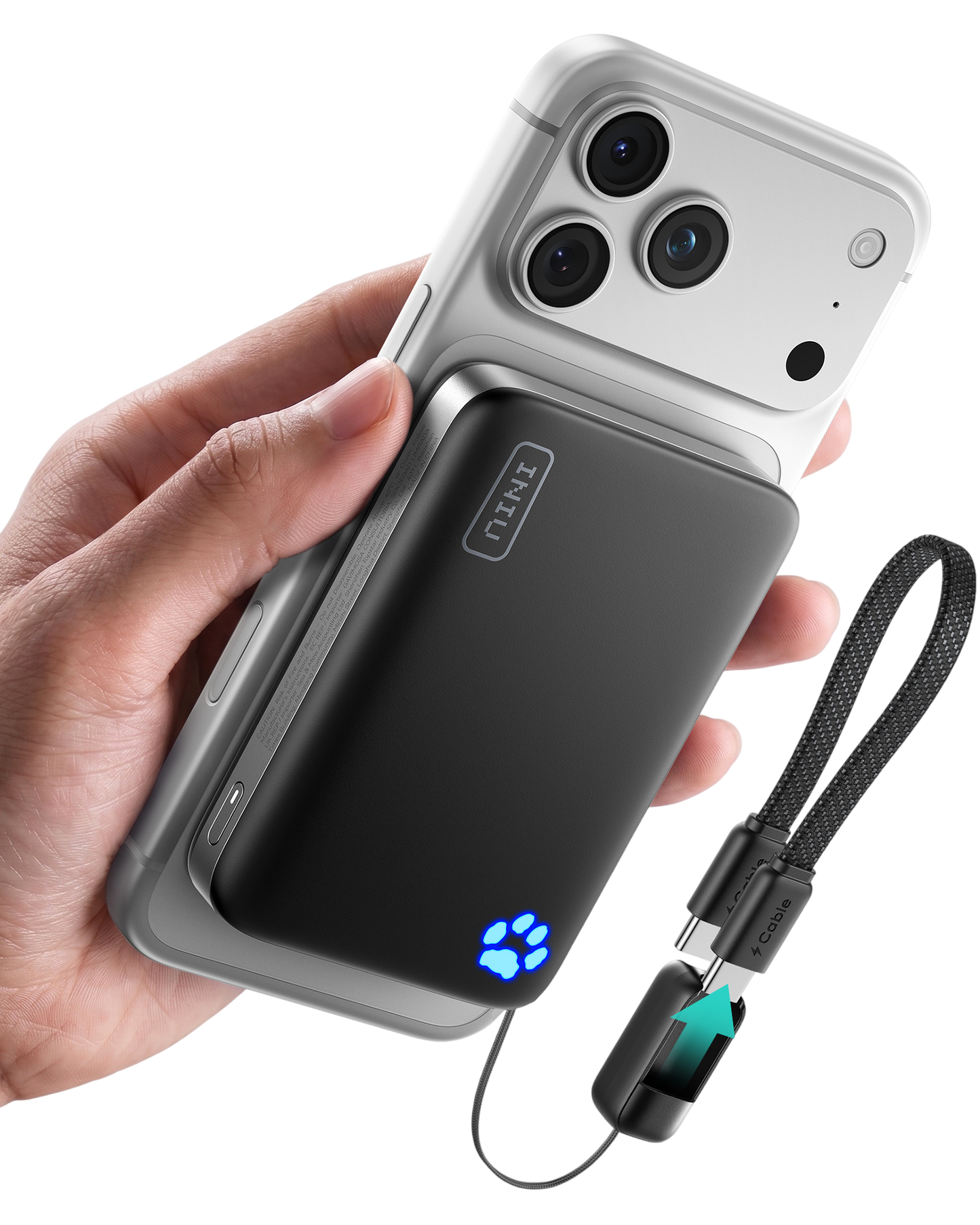 INIU SnapGo P771 Qi2.2 25W Magnetic Power Bank | 10000mAh