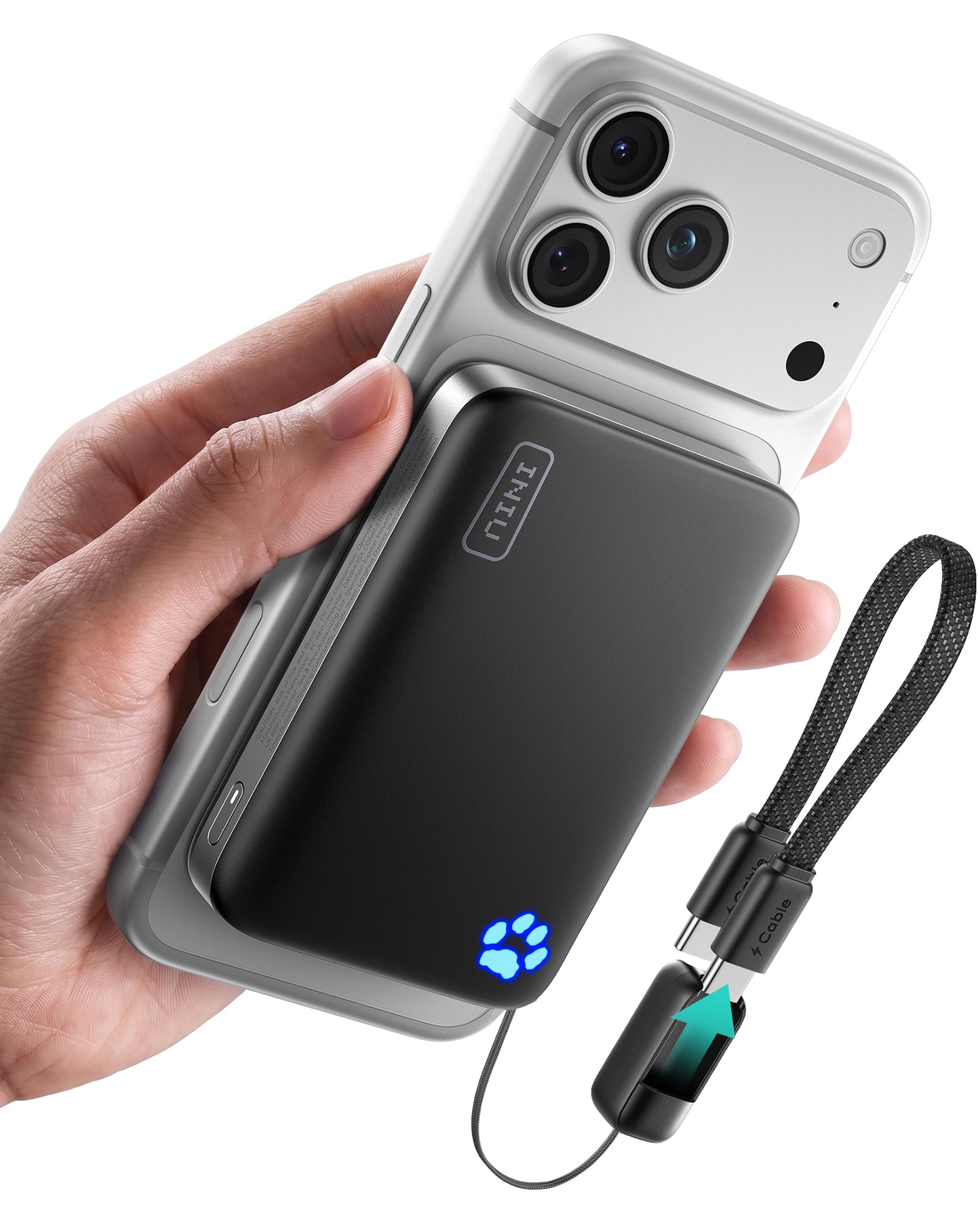 INIU SnapGo P771 Qi2.2 25W Magnetic Power Bank | 10000mAh