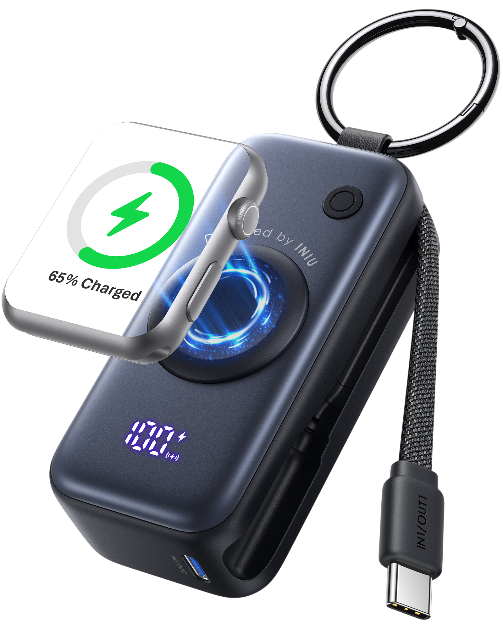 INIU SnapGo P81 Power Bank for iWatch 5W 5,000mAh