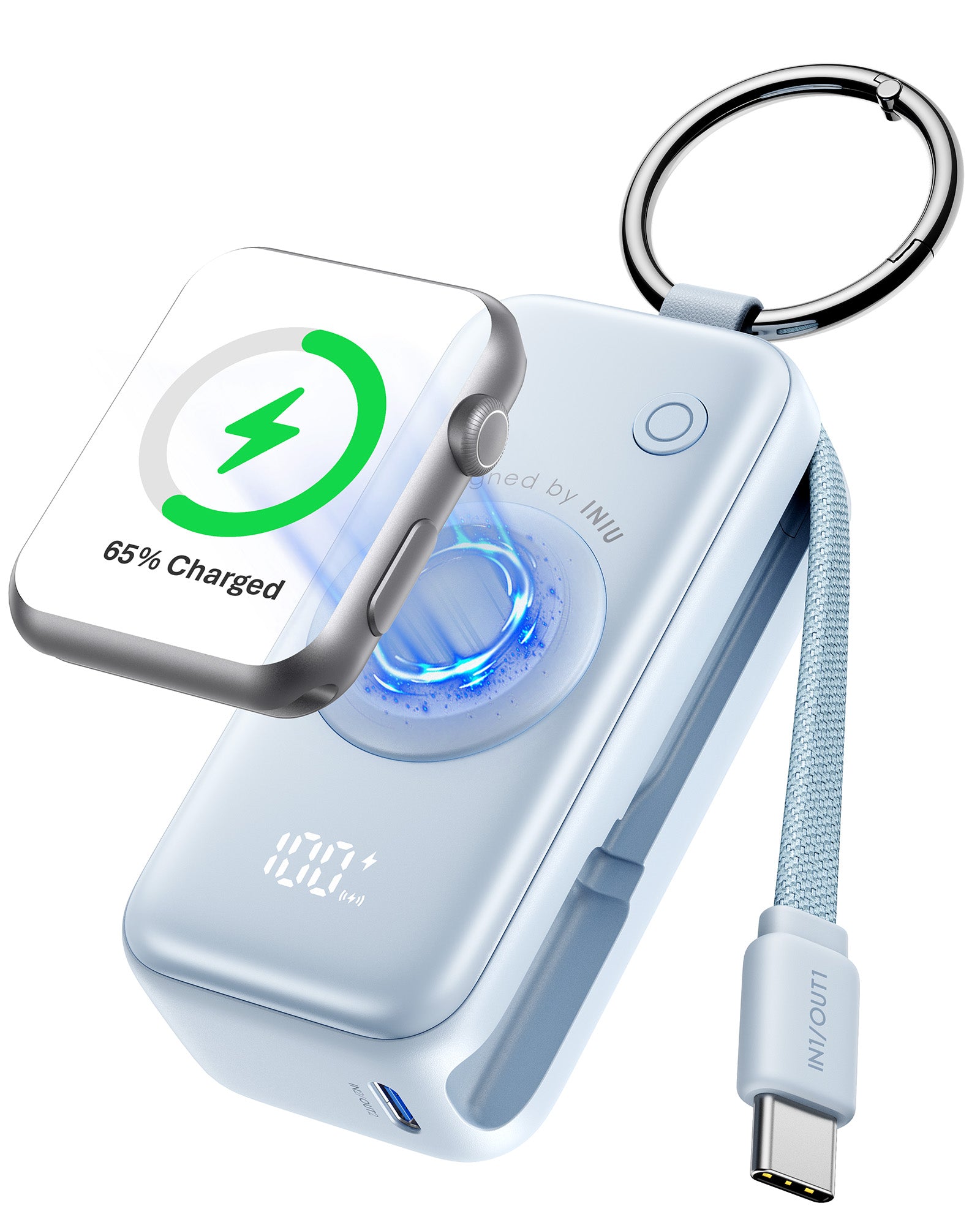 INIU SnapGo P81 Power Bank for iWatch 5W 5,000mAh
