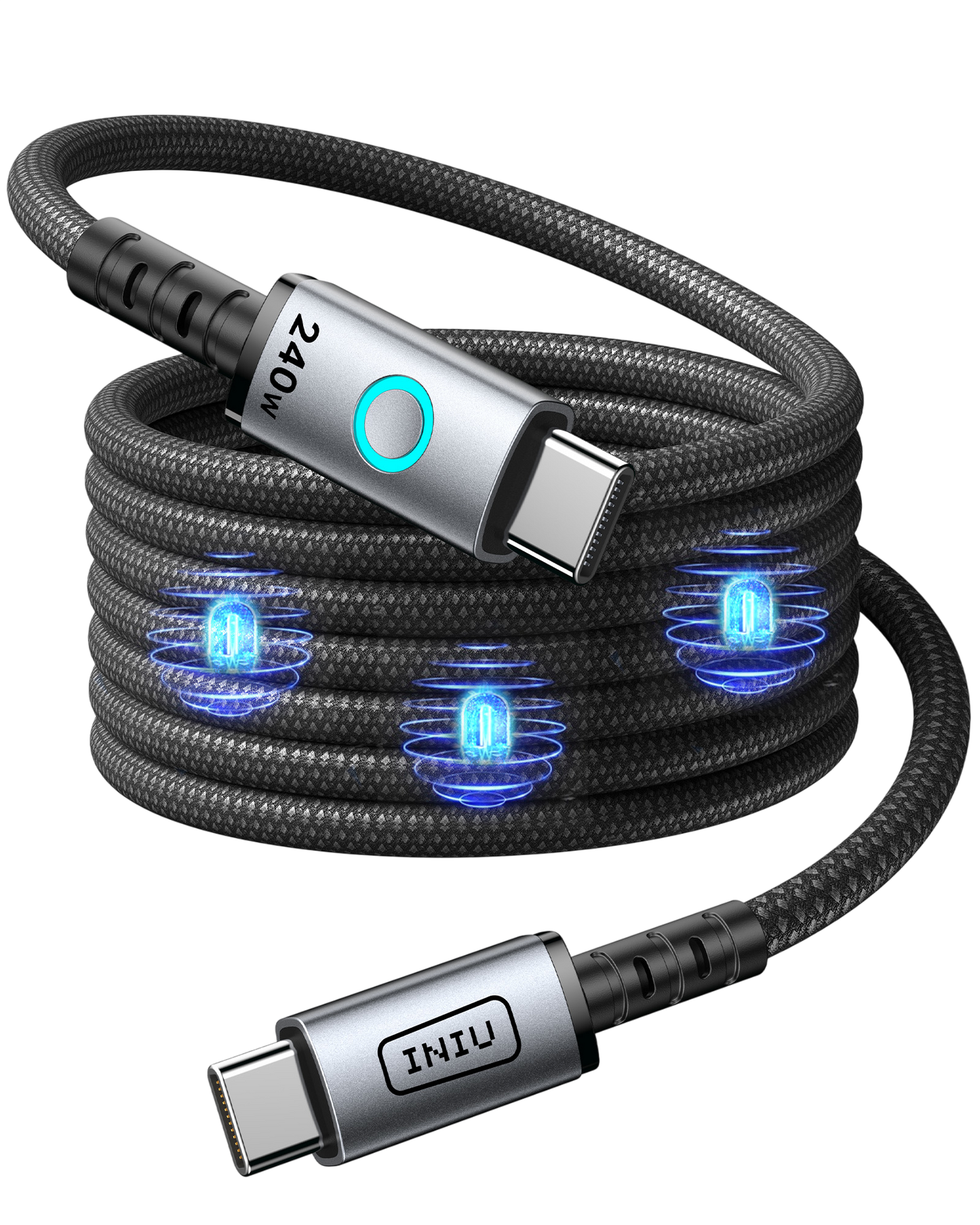 INIU 240W Magnetic USB C to USB C Cable