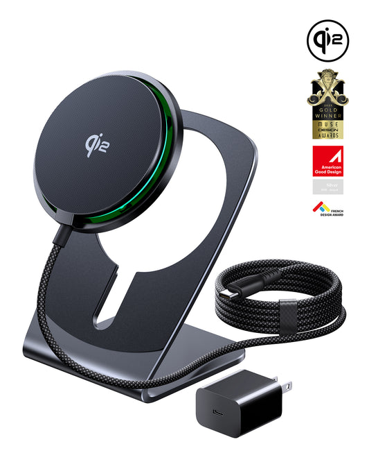 INIU Ładowarka bezprzewodowa magnetyczna Qi2 15 W W21-E1