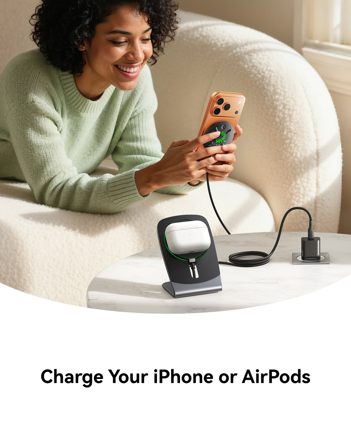 INIU SnapGo W21 Qi2 15W Magnetic Wireless Charger