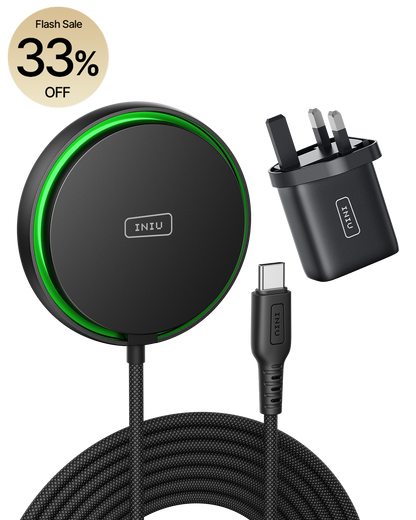 INIU WI213 Wireless Charger 15W Fast Charging with Cooling Fan