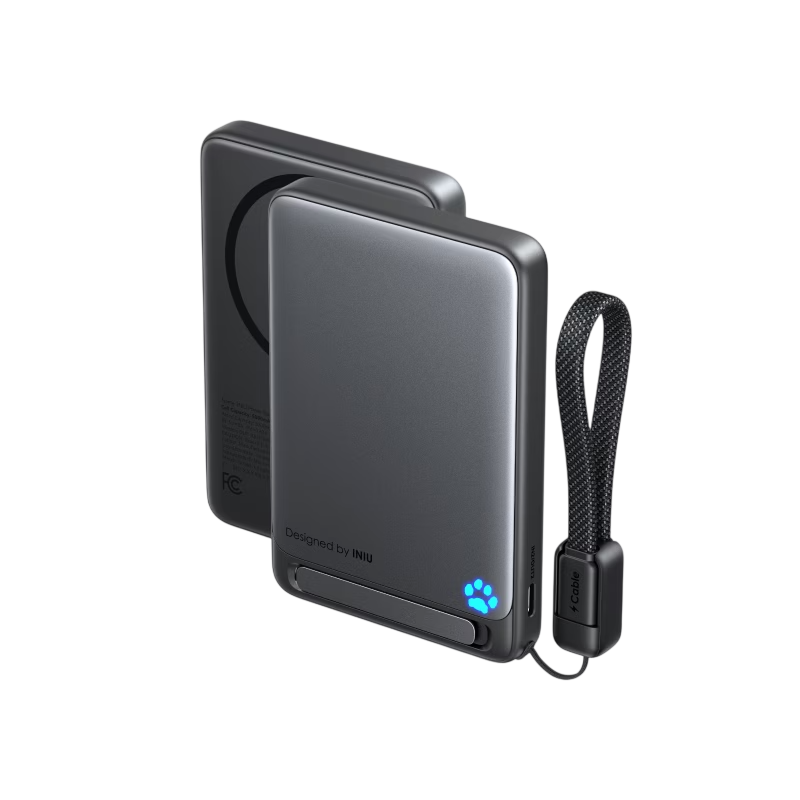 INIU SnapGo Magnetic Power Bank 10000mAh 15W, Qi2 MagSafe