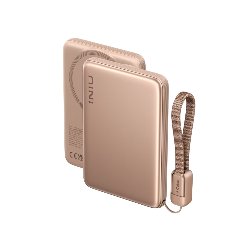 INIU SnapGo Air Magnetic Power Bank 10000mAh 25W, Qi2.2 MagSafe